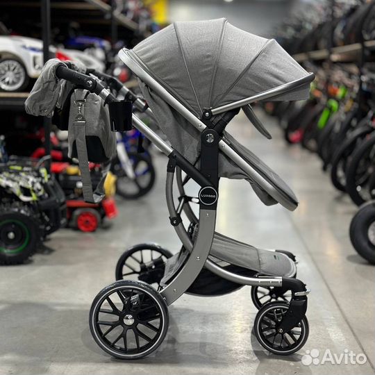 Новая коляска трансформер 3в1 luxmom 601 A