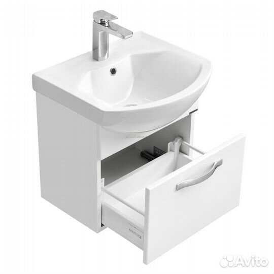 Акватон Ария 50 (1A140301AA010) Тумба под раковину белая