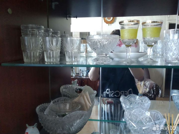 Посуда, чайный сервиз, хрусталь