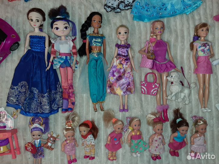 Куклы Barbie Жасмин Рапунцель Disney