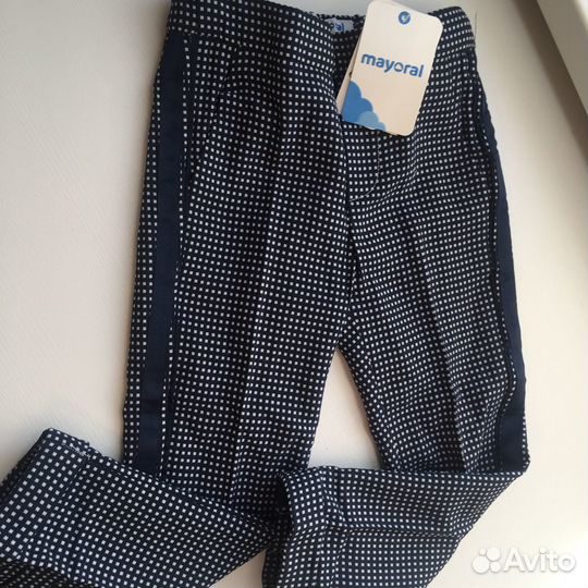 Джоггеры для девочки размер 104