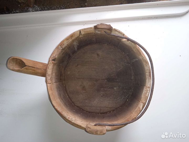 Подойник деревенский старинный