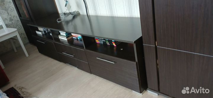 Шкаф в гостиную, 3.0м, Венге