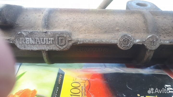 Рулевая рейка с гуром на renault logan 1