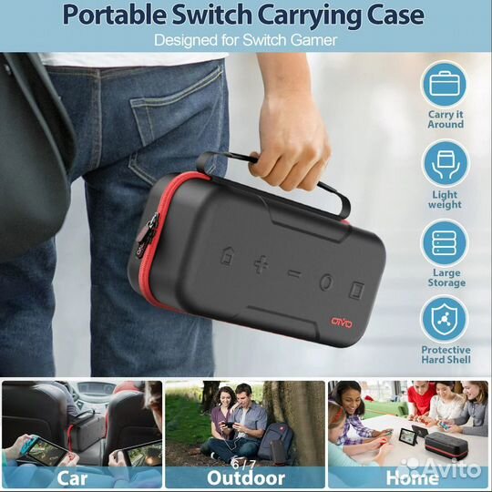 Водонепроницаемая дорожная сумка для Nintendo Swit