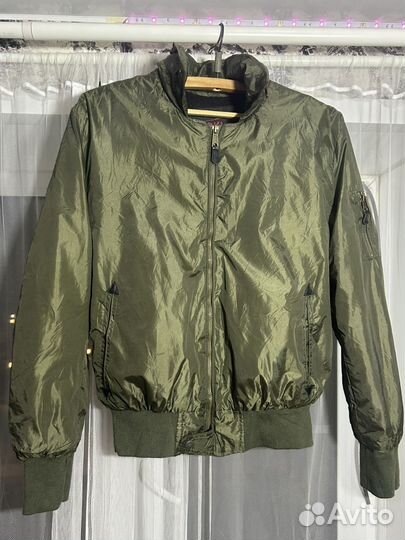 Бомбер с капюшоном y2k