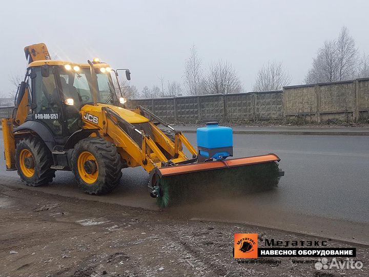 Щетка дорожная для экскаватора-погрузчика