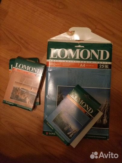 Фотобумага для струйной печати Lomond, комплект