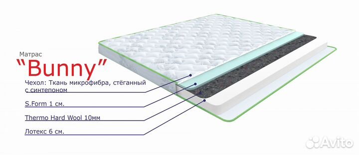 Матрас детский Sarma Bunny