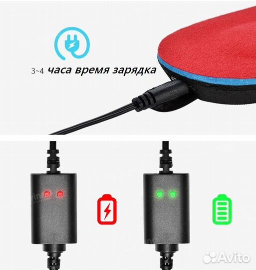 Электрические спортивные стельки wnna wnih4-36. с