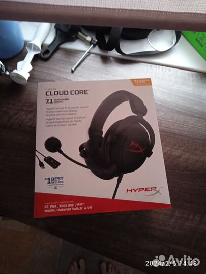 Игровые наушники hyperx cloud core 7.1