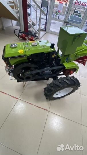 Мотоблок дизельный с активной фрезой