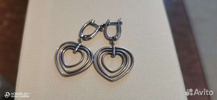 Серебряные серьги