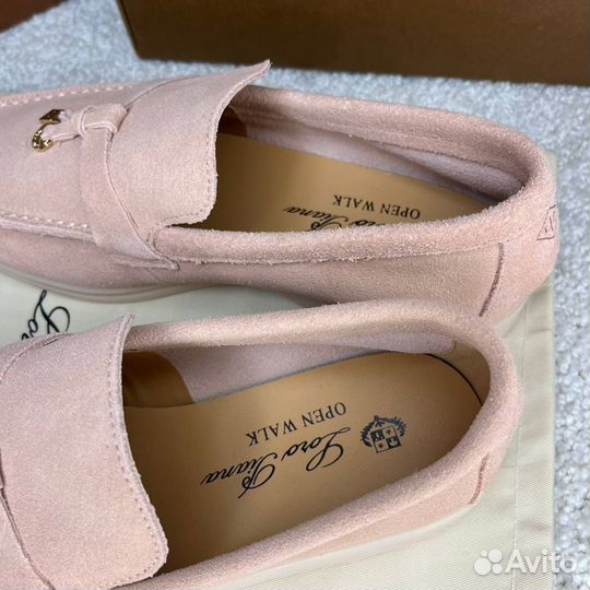 Лоферы Loro Piana Pink 36, 37, 38