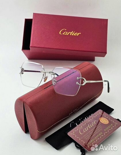 Очки прозрачные Cartier