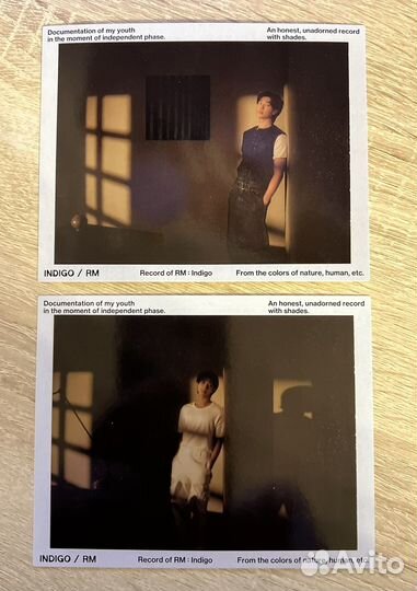 BTS карта Намджун RM indigo