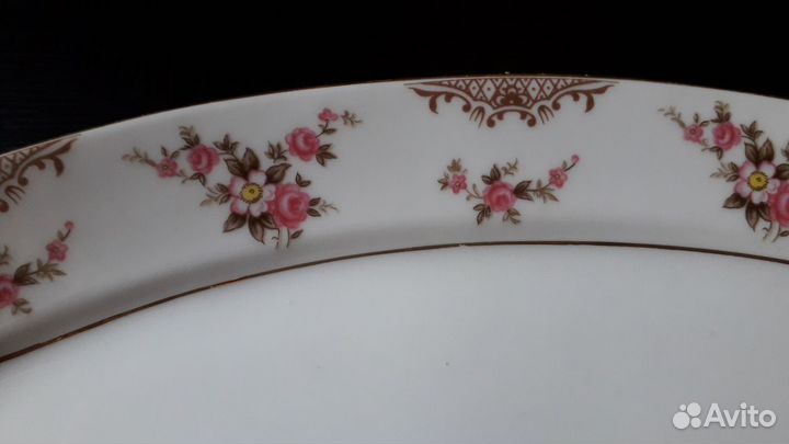 Селедочница фарфор Rose China Noritake Japan