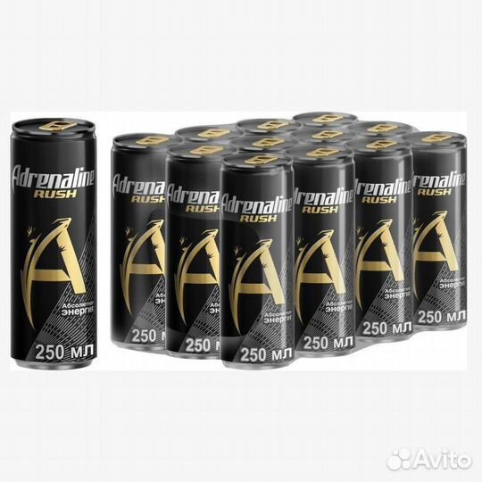 Энергетический напиток Adrenaline Rush 0,25л