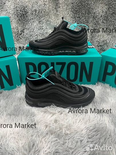 Nike Air Max 97 Оригинал Черные Poizon