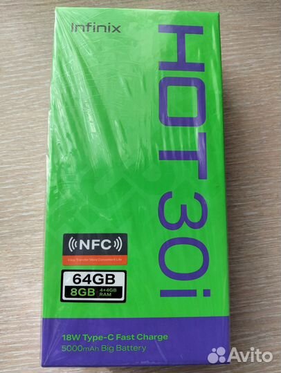 Infinix HOT 30i, 4/64 ГБ