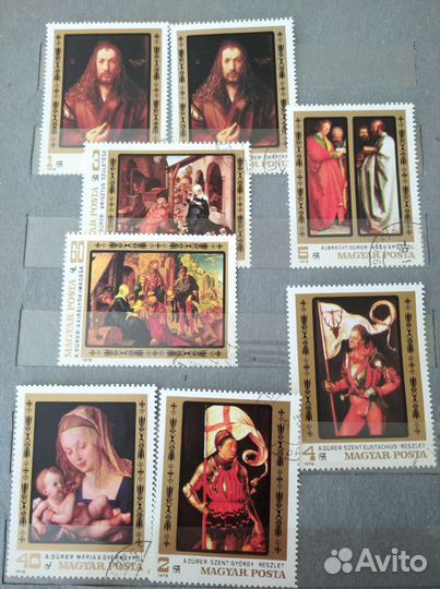 Почтовые зарубежные марки 