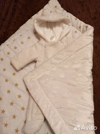 Одеяло конверт на выписку