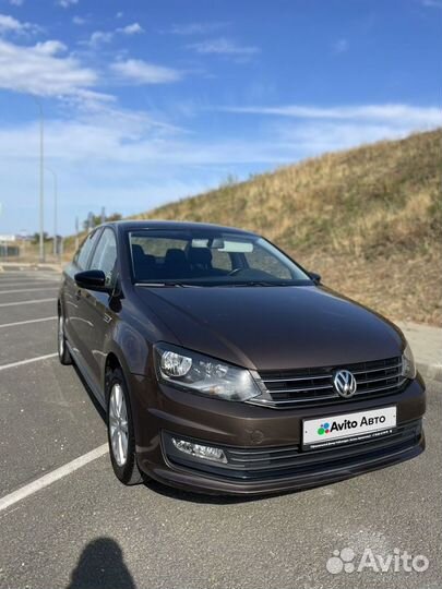 Volkswagen Polo 1.6 AT, 2017, 86 600 км