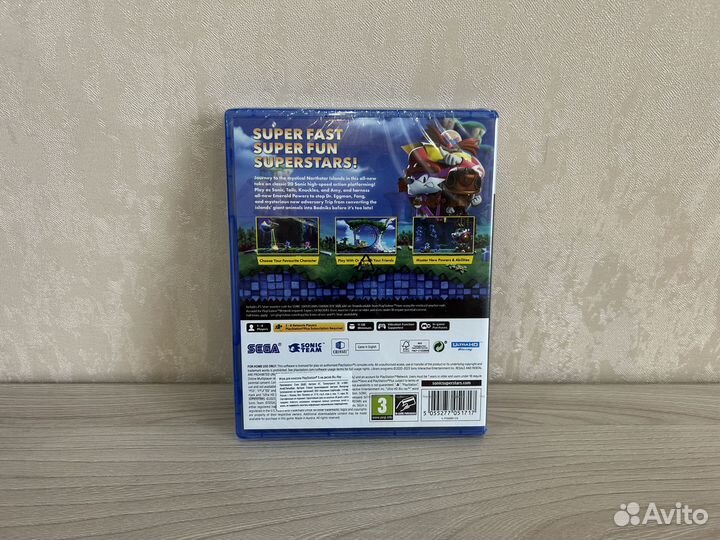 Sonic Superstars ps5. Новый диск