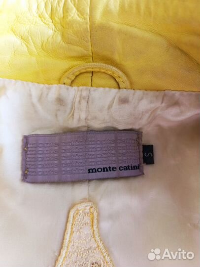 Куртка кожаная женская размер S