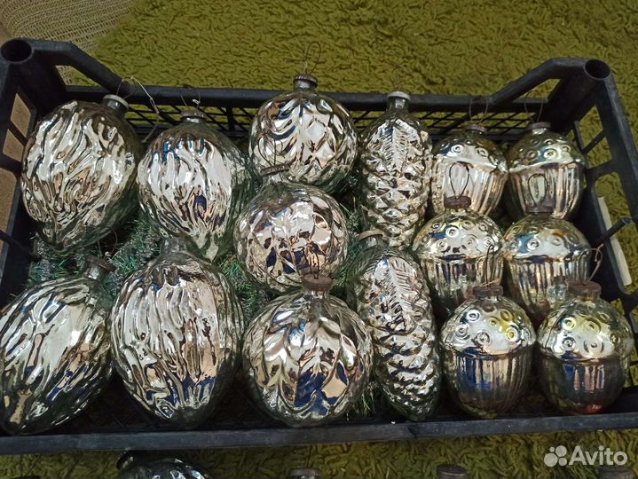 Елочные игрушки СССР советские