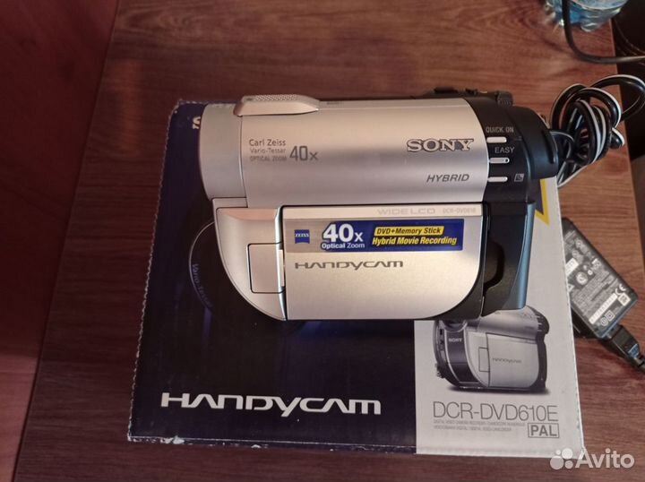 Видеокамера Sony handycam dcr-dvd610e