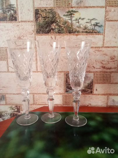 Хрустальные фужеры