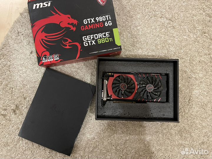 Видеокарта MSI Geforce GTX 980 ti 6G
