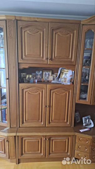 Стенка из массива дуба. бу