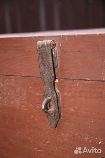 Сундук маленький антикварный деревянный 19 век