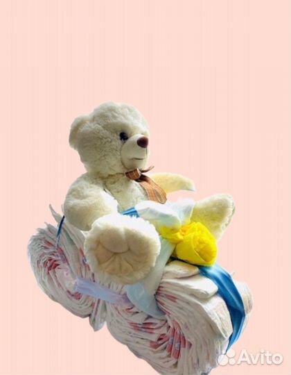 Подарок (торт) из подгузников