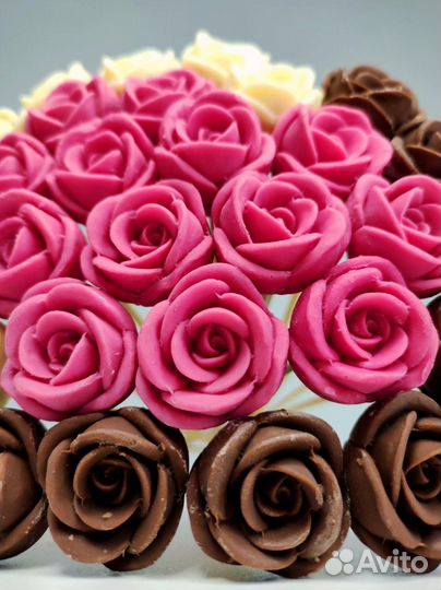 Букет - 29 Роз из Бельгийского Шоколада