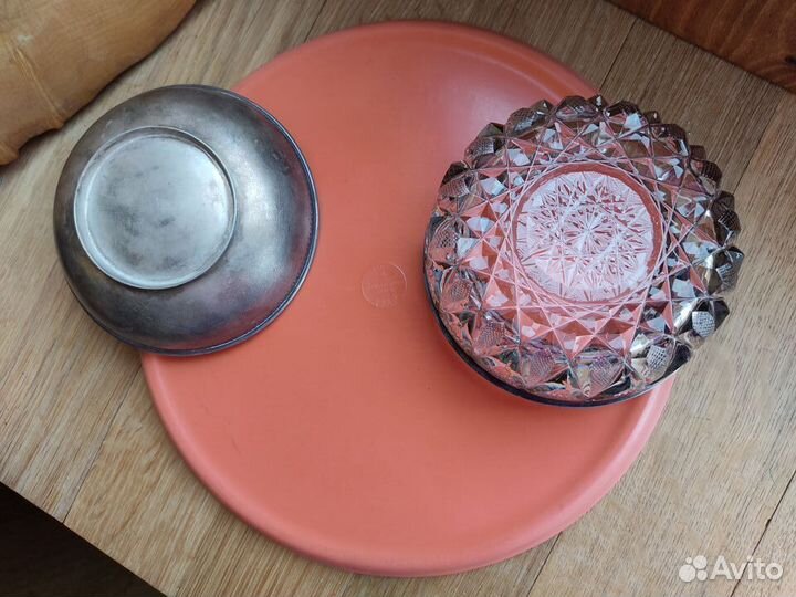 Конфетницы Серебро Хрусталь Мельхиор Блюдо «316