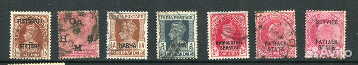 Почтовые марки Британская Индия