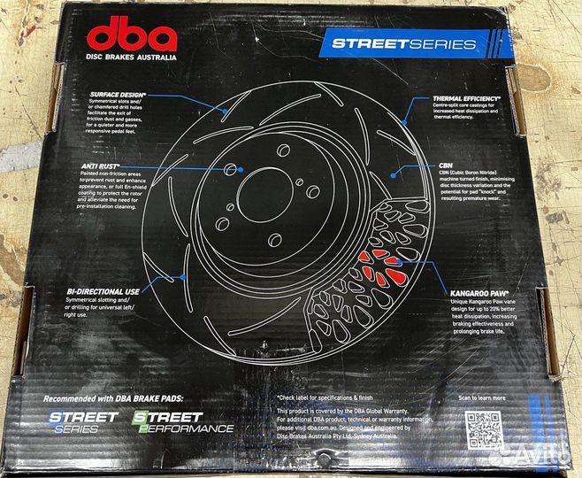 Тормозные диски Land Cruiser 300 DBA X-Gold задние