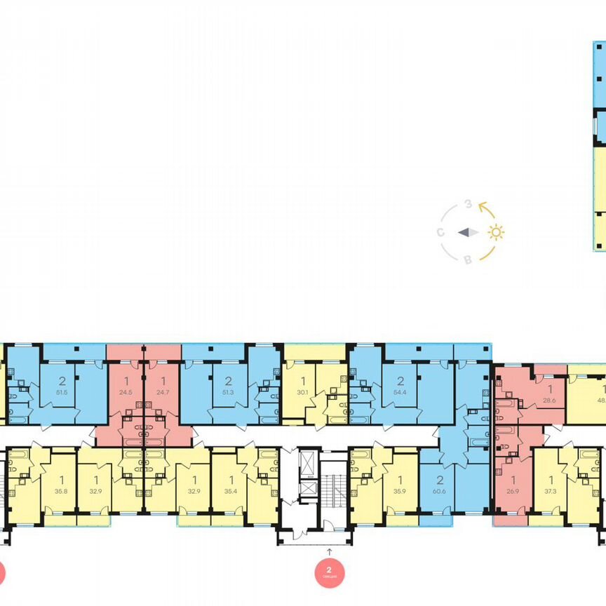 1-к. квартира, 41,9 м², 14/15 эт.