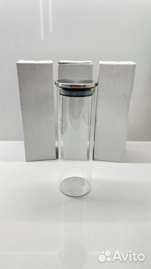 Банка стеклянная с металлической крышкой -комплект