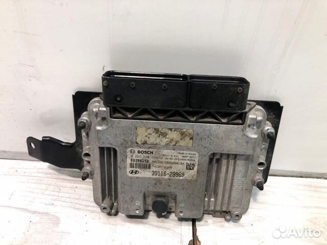 Блок управления двигателем hyundai solaris 2