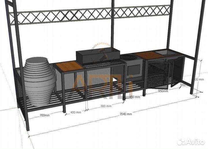 Мангальная зона 