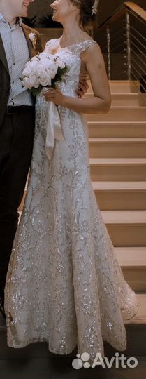 Свадебное платье рыбка 40-44