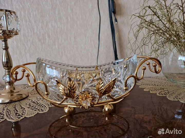 Хрустальная ваза