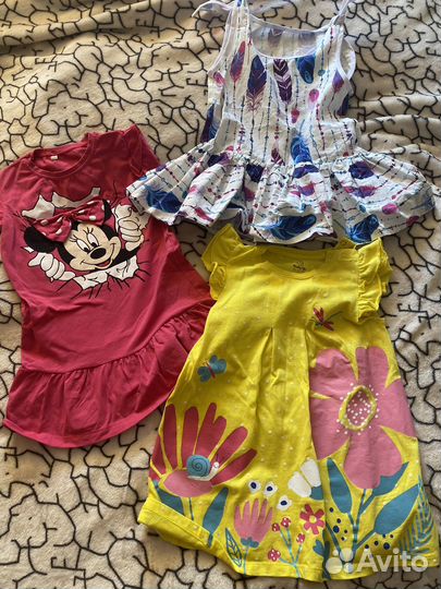 Детские вещи пакетом для девочек 92,98,104