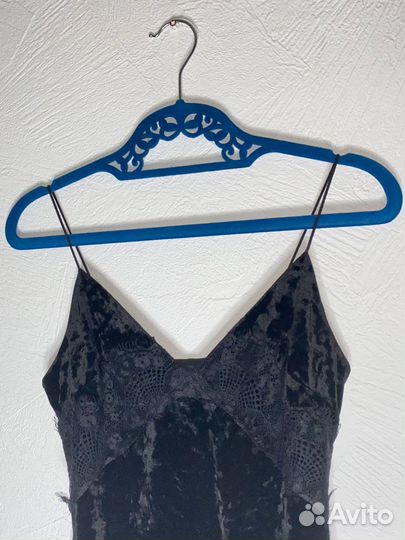 Бархатное платье