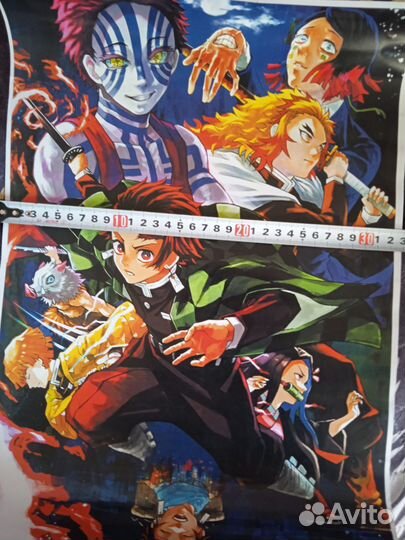 Плакат с аниме Demon Slayer