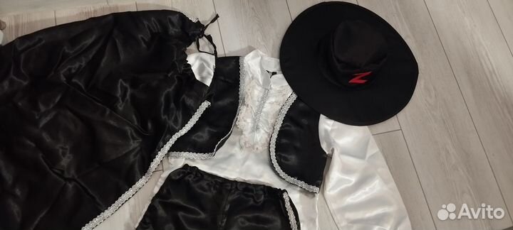 Новогодний костюм Зорро на мальчика 4-6 лет